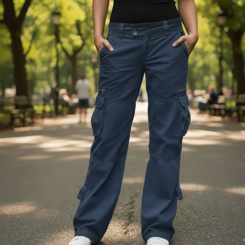 Durable Cargo Trousers for Women with Functional Pockets – Comfortable Fit for Everyday Adventures 