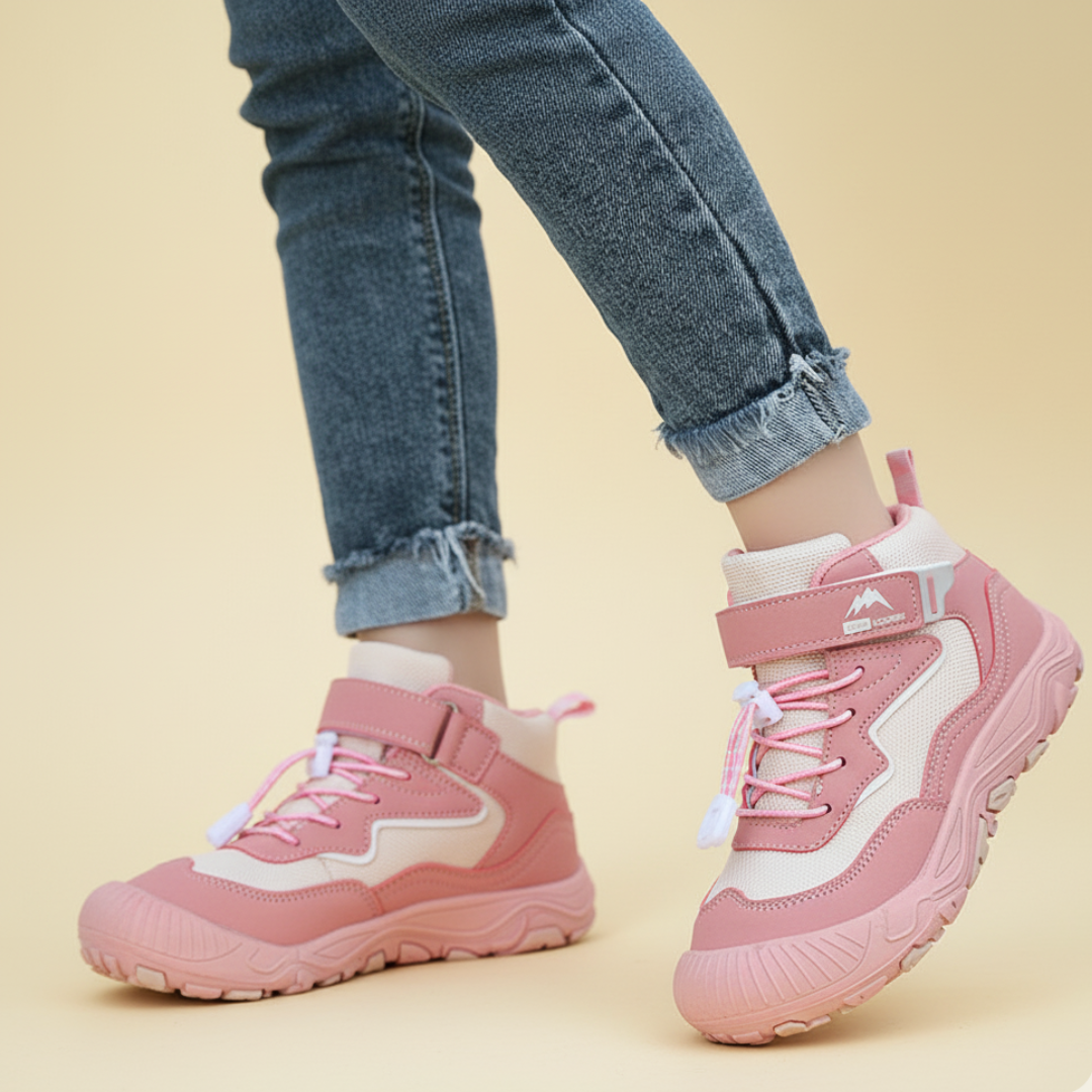 Durable Children's Shoes with Rubber Sole – Comfortable and Weatherproof Footwear 0