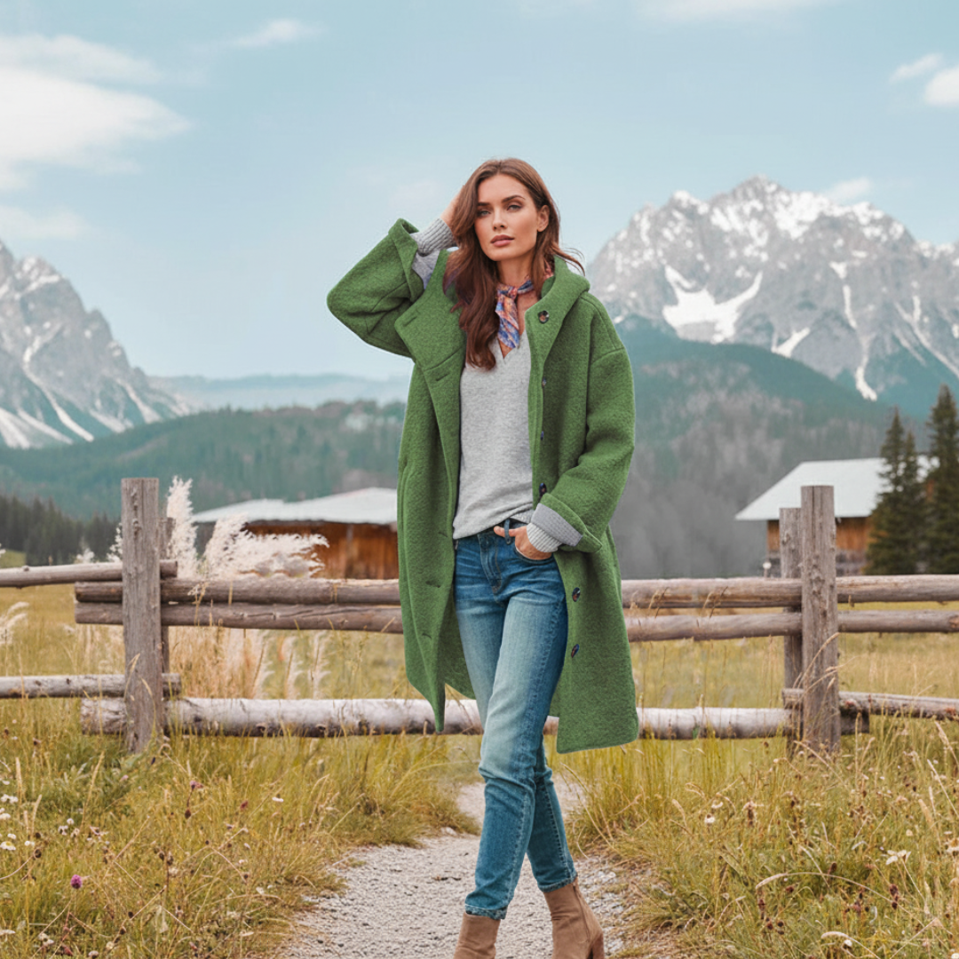 Elegant Thick Winter Coat for Women – Comfortable and Versatile Outerwear 0