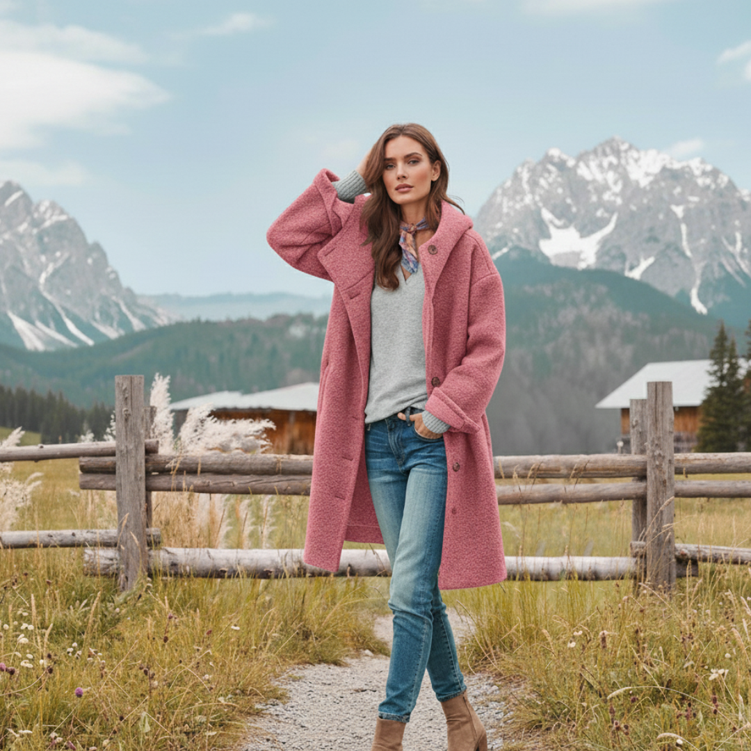 Elegant Thick Winter Coat for Women – Comfortable and Versatile Outerwear 0